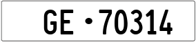 Truck License Plate